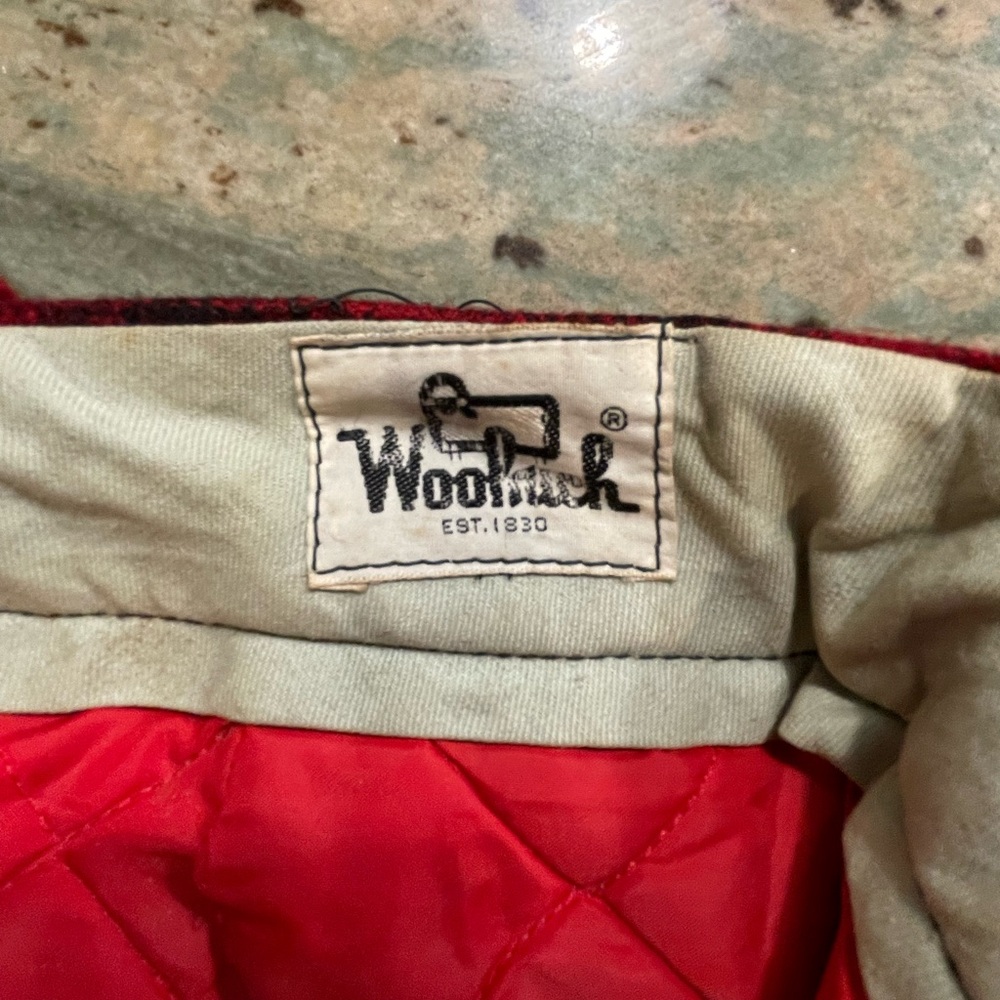 Woolrich vintage buffalo plaid wool hunting pants with quilted lining - 30x30 - Picture 4 of 6
